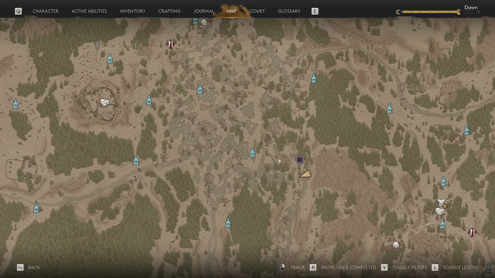 Regional landmarks around the search area; not an exact pickup marker.